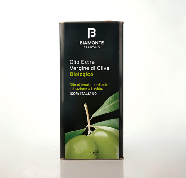 Olio Extravergine d'oliva Biologico 5 Lt